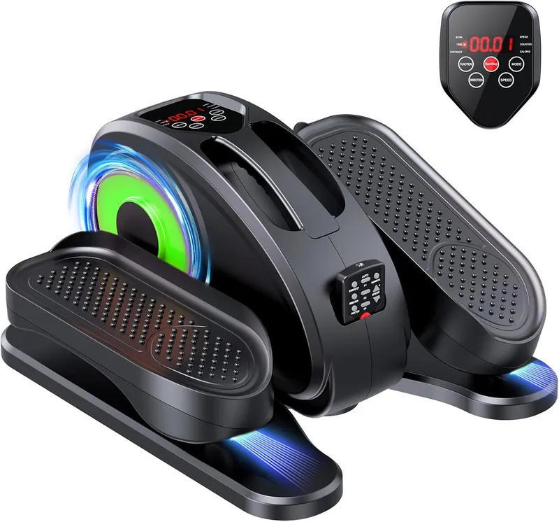 Electric Ellipse Leg Exerciser While Sitting for Seniors